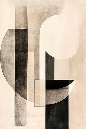 Design cubiste minimaliste abstrait