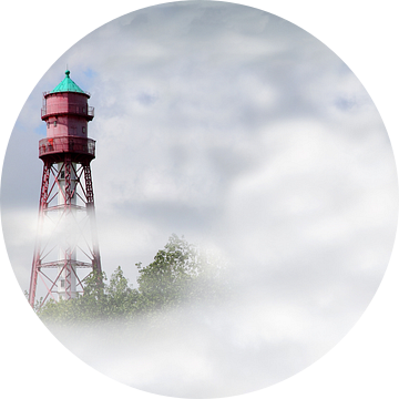 Leuchtturm im Nebel van Rolf Pötsch