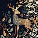 Forest deer in autumn by Vlindertuin-Art thumbnail