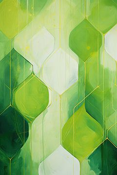 Abstraktes Grün von Bert Nijholt