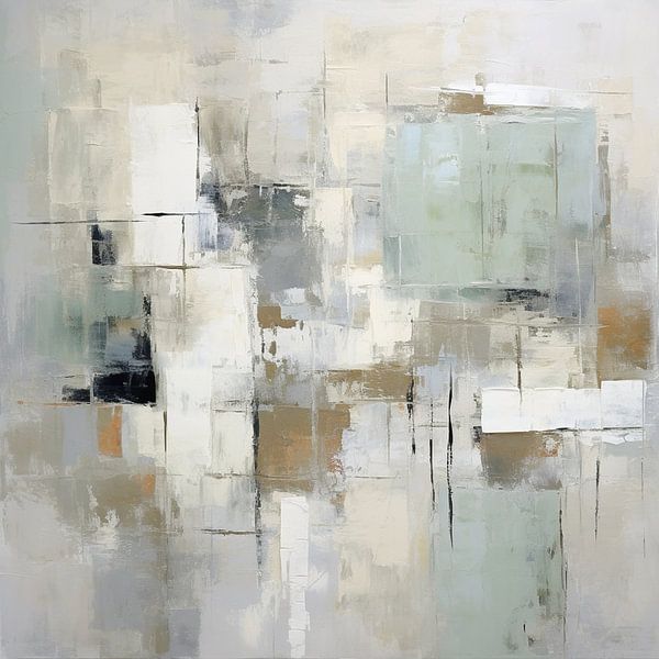 Green Pastel 24.51 by ARTEO Paintings