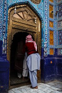 Porte en mosaïque - Pakistan sur Marion Raaijmakers