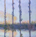The Four Trees, Claude Monet van Meesterlijcke Meesters thumbnail