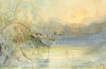 Lac de Misty Valley