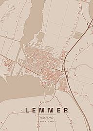 Stadtplan von Lemmer von Stef van Campen