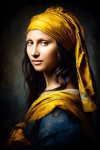 Die Begegnung von Vermeer und Mona Lisa