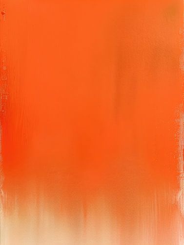 Oranje Nevel - Warm Minimal Abstract Veld