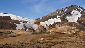 Wohnmobil in den Kerlingarfjöll von Aagje de Jong