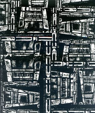 Architecture Pattern Black White by Claudia Gründler