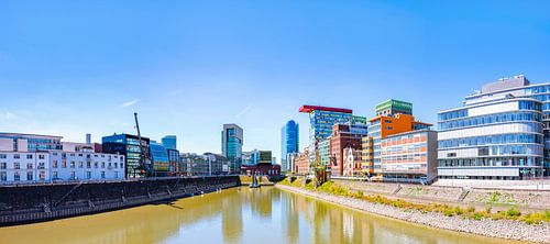 Düsseldorf Medienhafen moderne architectuur