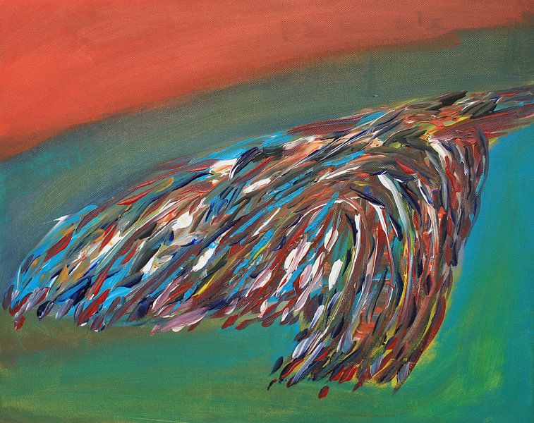 Vogel in mineur von Paul Visser