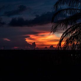 Sonnenuntergang Mexiko von Chantal van der Hoeven