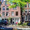 Nummer 1 Egelantiersgracht 54 Huis Gekleurd by Hendrik-Jan Kornelis