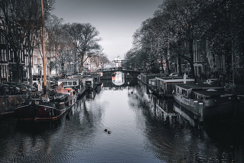 Amsterdam in zwart-wit van Thilo Wagner
