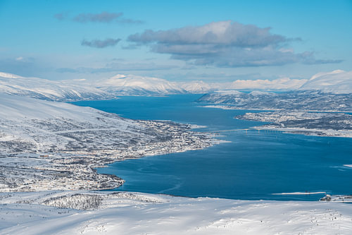 Winterlandschap rond Tromso