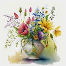 Stilleven met lentebloemen van Peet de Rouw thumbnail