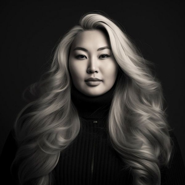 Portrait von fernlichtsicht