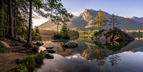 Sonnenaufgang im Berchtesgadener Land in Bayern