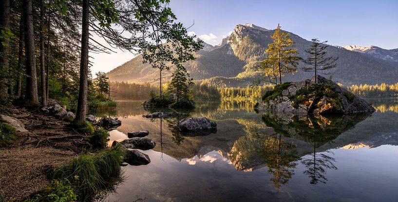 Sunrise in Berchtesgadener Land in Bavaria by Achim Thomae