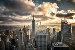 Manhattan Skyline NYC by Munich Art Prints