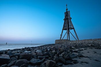 Blue hour at the Kugelbake