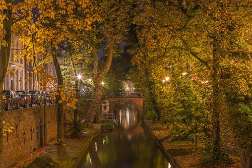 Nieuwegracht à Utrecht le soir, automne 2016 - 2 sur Tux Photography