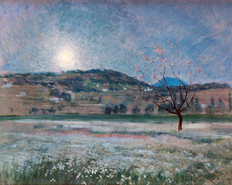 Iu Pascual Roses~ Moonlight Night in La Garrotxa by finemasterpiece