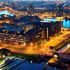 HDR Rotterdam skyline sur W J Kok