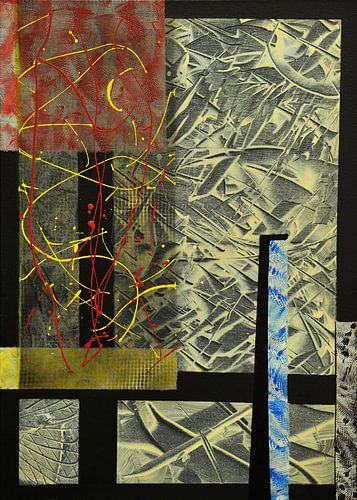 Komm Position auf schwarz von Auke de Jong