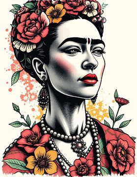 Frida Japanse kunst 4 van MIROKKU