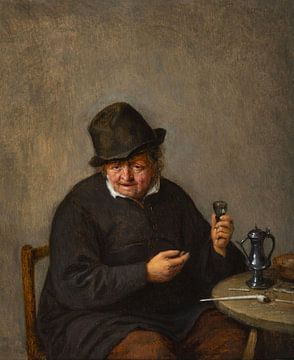 Een oude Toper, Adriaen van Ostade