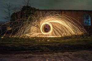 lightpainting van Lars Mol