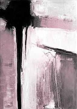 roze grijs abstract van Ela Szczepaniak