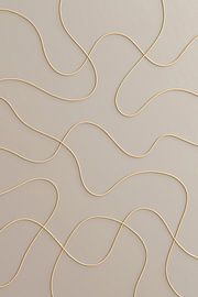 Modern Playful lines in modern relief in Taupe by STUDIO ARTSY