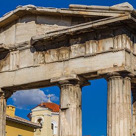 Doric columns in Athens by Easycopters