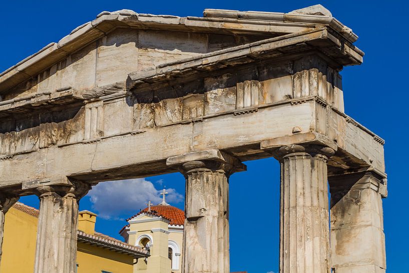 Dorische Säulen in Athen von Easycopters