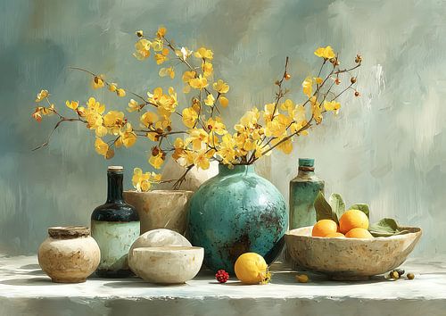 Sunlit Vase by Wonderful Art