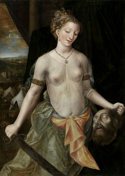 Judith with Holofernes&#039; head, Jan Matsys by Masterful Masters