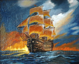 Pirate ship by Dennis van Doornik