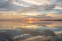 Zonsondergang bij Harderwijk