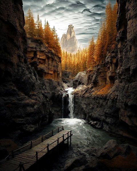 Herbst in den Dolomiten von fernlichtsicht