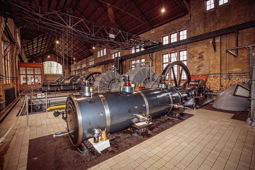 Dampfmaschine Pumpwerk Wouda von Rob Boon