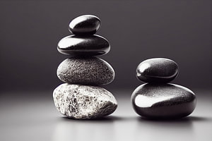 Zen Steine Hintergrund Illustration