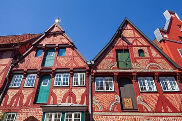 Historische vakwerkhuizen, oude binnenstad, Lüneburg