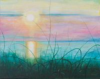 Setting sun