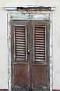 Wooden door - Pietermaai Curaçao - Architectural art print by Dennis en Mariska thumbnail