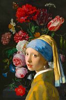 Het meisje met de parel & Stilleven met bloemen