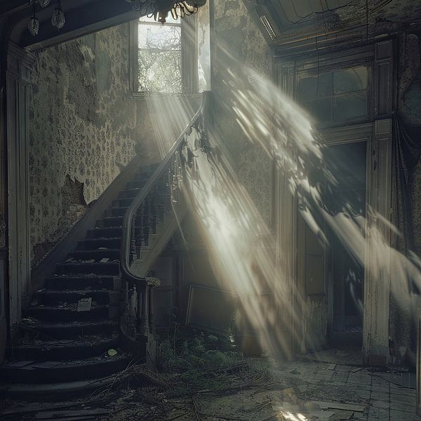 Verlaten villa van Poster Art Shop