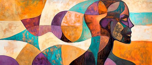 Colourful journey of the soul - Portrait Harmonious silence - Me