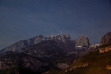 Une soirée dans les Dolomites sur Franca Gielen